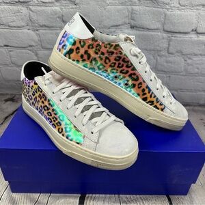 P448 Colorful Leopard Sneakers